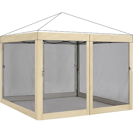 ABCCANOPY Mesh Sidewall Set for 10'x10' Canopy