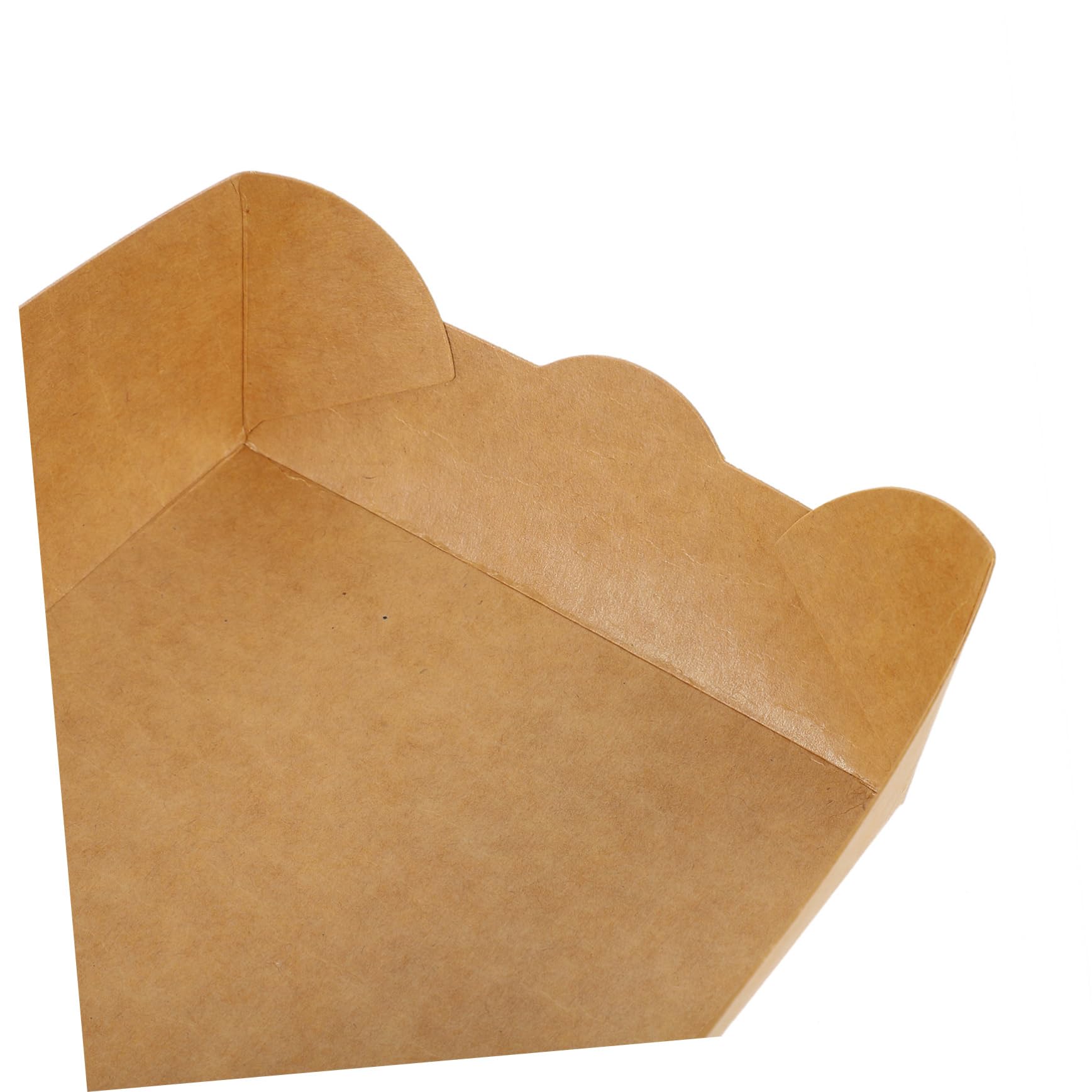 YARNOW Scatola a Barca in Carta per Alimenti 100 Pezzi, Kraft | Pollo Fritto e Patatine, Apertura Ampia, Contatto Diretto Cibo, Adatta a Picnic e Feste