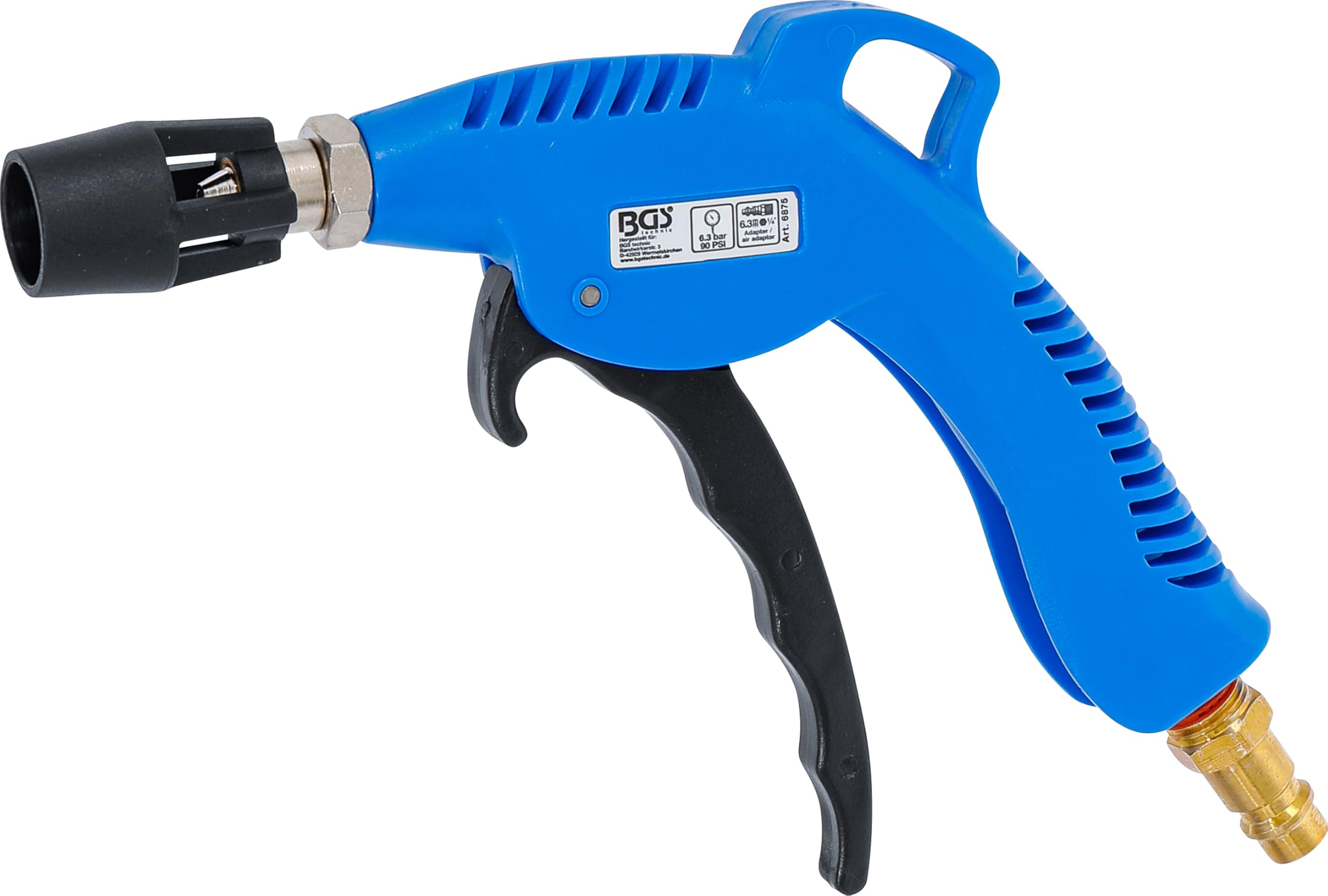 BGS - Air Blow Gun with TURBO Venturi Nozzle = Increased Power - 6875
