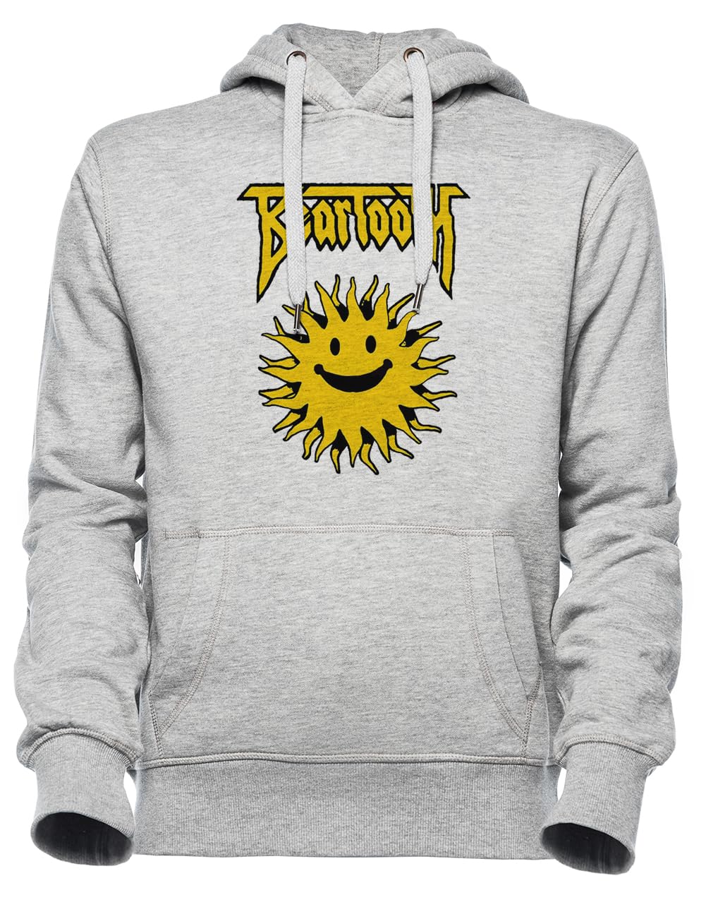 Sweat à capuche gris molleton Luxogo Beartooth coupe unisexe