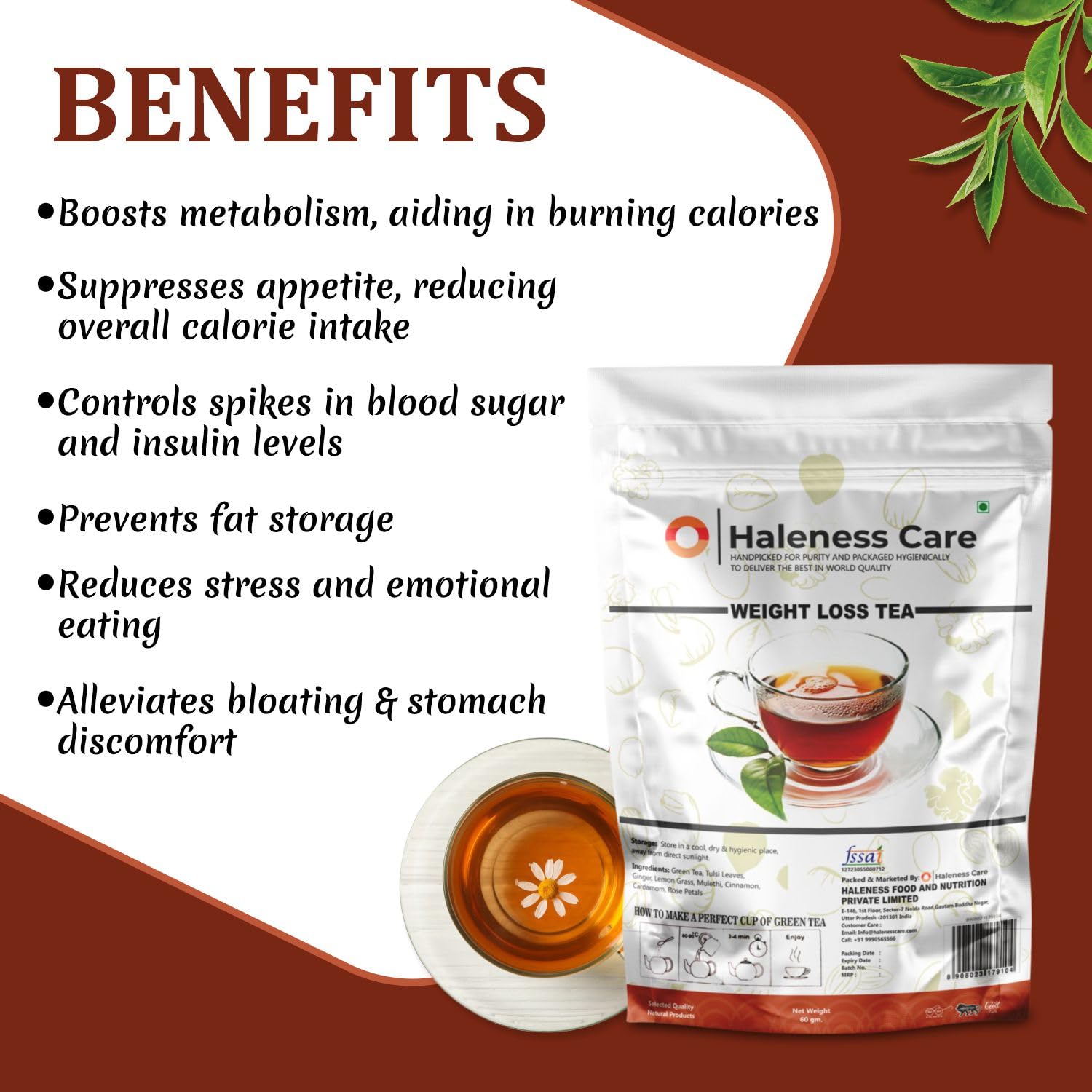 Review Haleness Care Weight Loss Tea | Herbal Fat Burner Green Tea 4 Review Haleness Care Weight Loss Tea | Herbal Fat Burner Green Tea