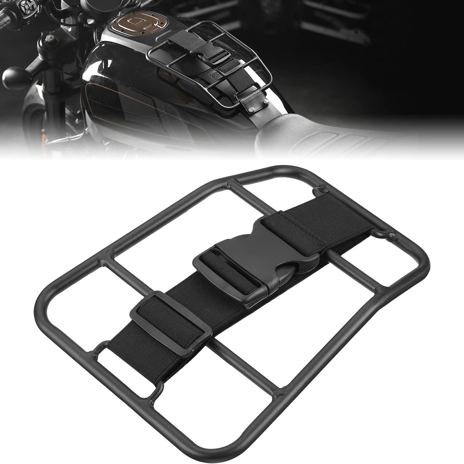 rh1250 スポーツスターs用kemimotoタンクラック KEMIMOTO Motorcycle Tank Luggage Rack Compatible with Sportster S