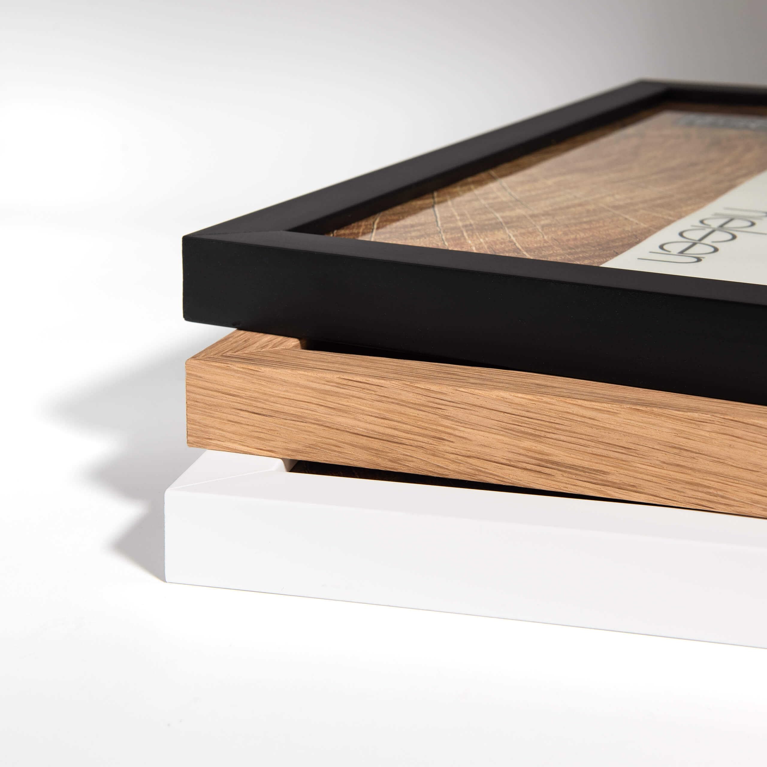 nielsen Holz Bilderrahmen XL, 70 x 100 cm, Hellbraun | Holz Posterrahmen im Hoch- & Querformat zum Aufhängen Hellbraun matt Echtglas