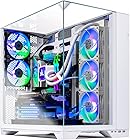 Skytech Gaming O11 Vision Gaming PC, AMD Ryzen 7 9800X3D 4.7GHz, NVIDIA RTX 5090 32GB, X870 Board, 4TB Gen4 NVMe SSD, 64GB DDR5 RAM 6000, 1000W Gold ATX 3 PSU, 360 ARGB AIO, Wi-Fi, Win 11, Desktop
