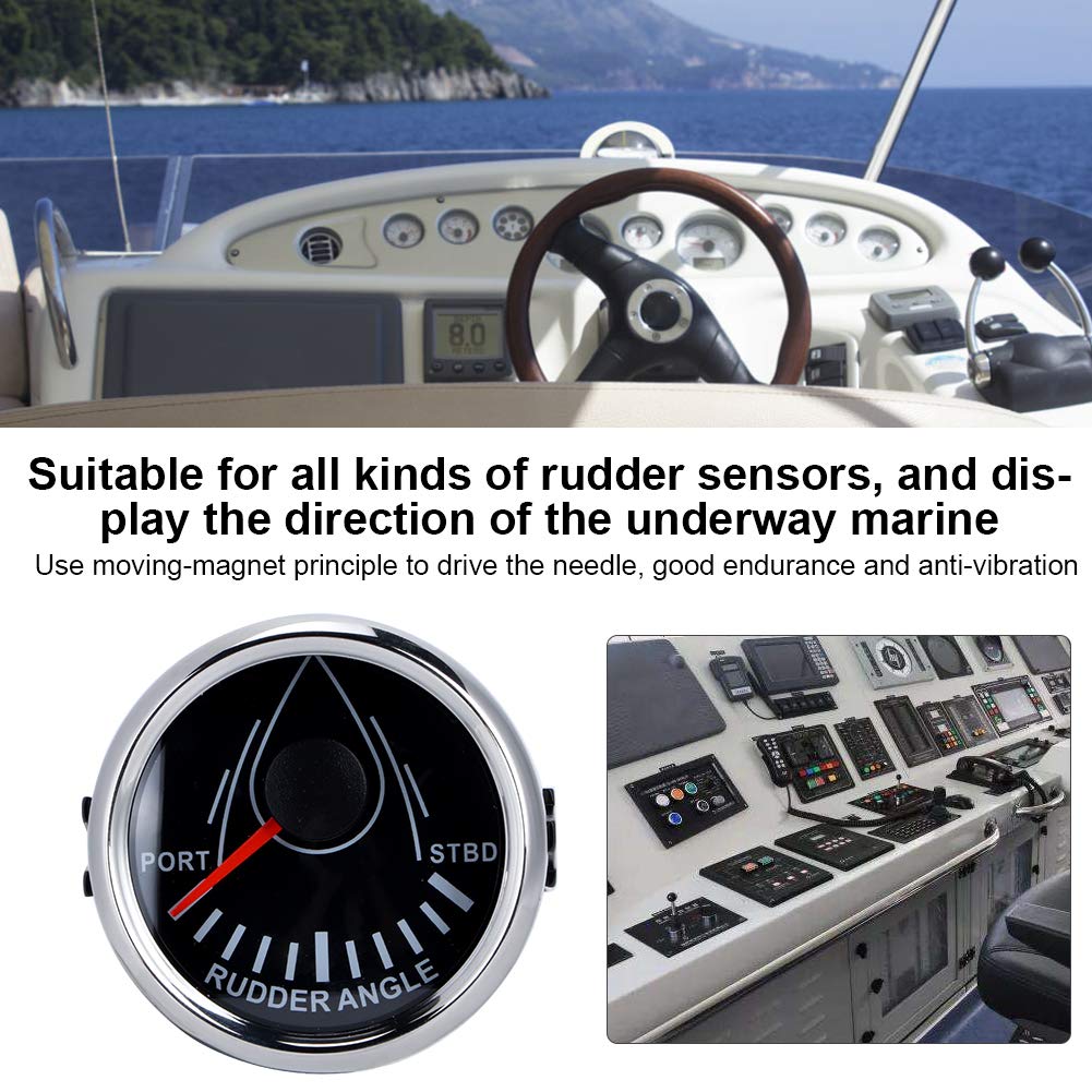 Meter, 52mm Universal Angle Indicator Rudder Angle Meter Boat Accessory,Motorcycle & Powersports 0 Boat Rudder Angle Rudder Angle Meter Rudder Boat Rudder Angle Meter, 52mm Universal