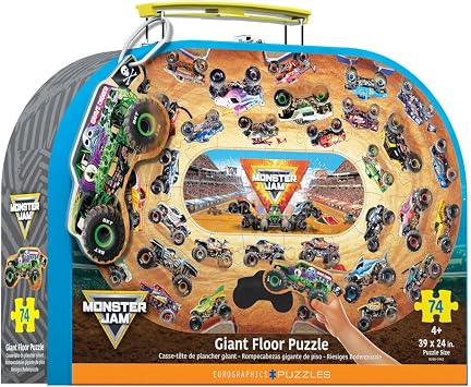 Monster Jam Giant Floor Puzzle