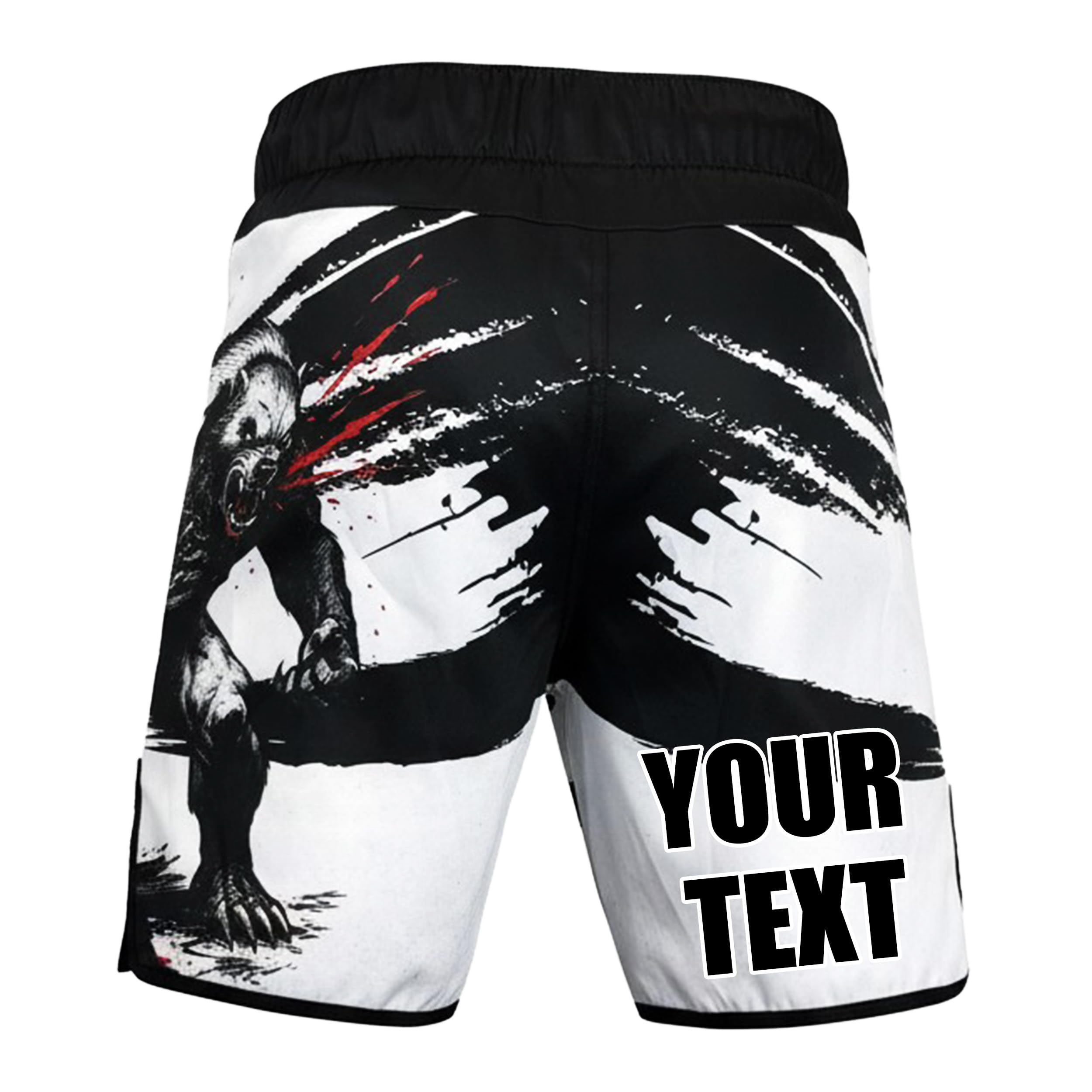 KUZURI MMA Shorts Herren – Personalisierte Kampfsport Shorts für BJJ, Grappling & Kickboxen – Fight Shorts Herren Training Wettkampf