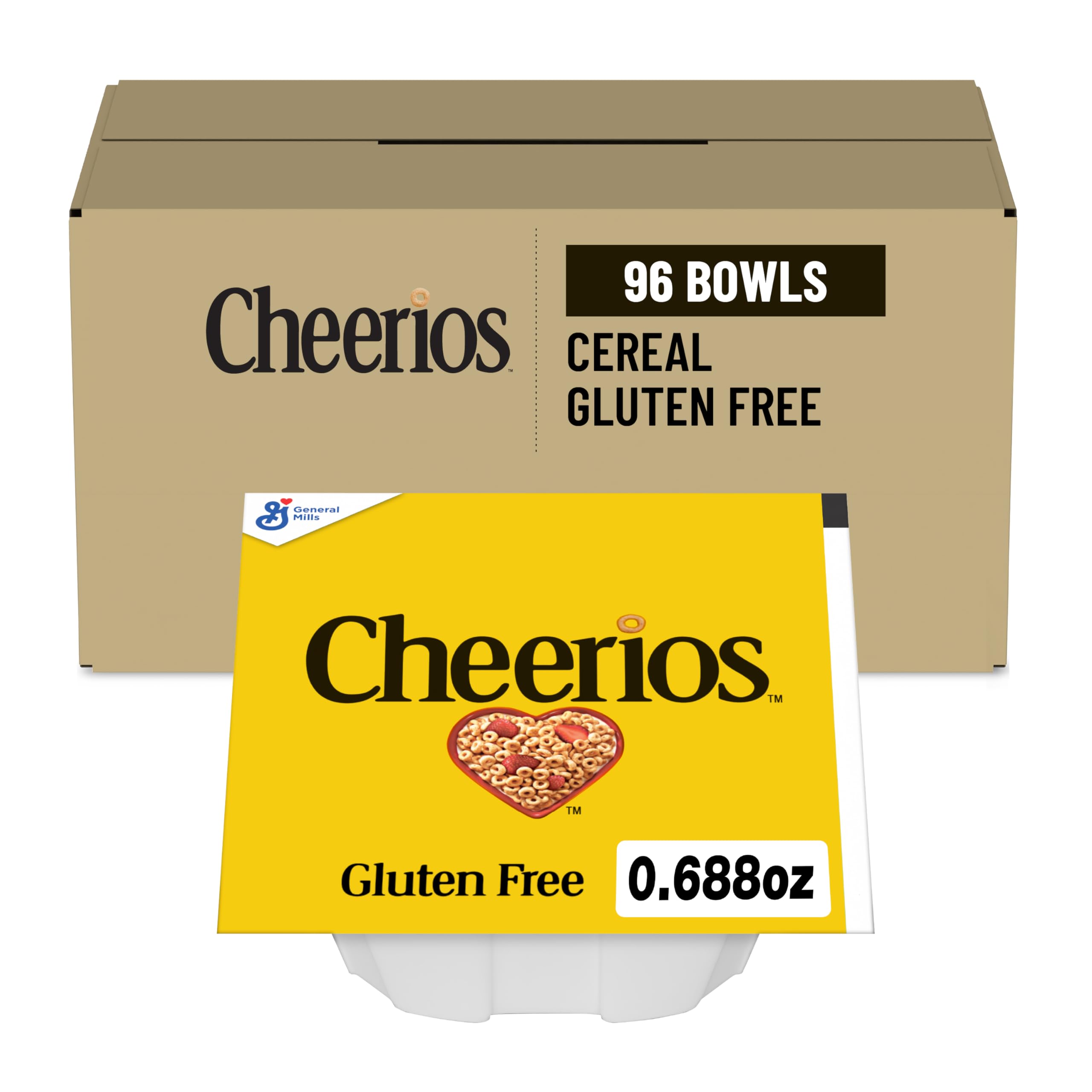 CheeriosBowlpak Cereal,1 Ounce (Pack of 96)