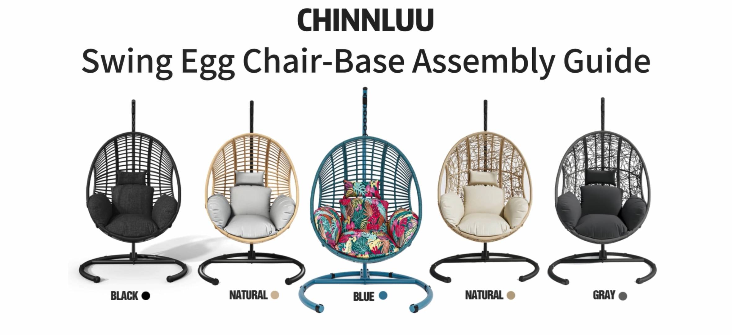 Amazon.com: CHINNLUU Oversized Hanging Egg Chair Outdoor