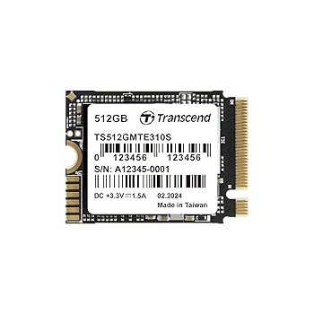 Amazon | トランセンド M.2 NVMe SSD 512GB 2230 PCIe Gen4×4