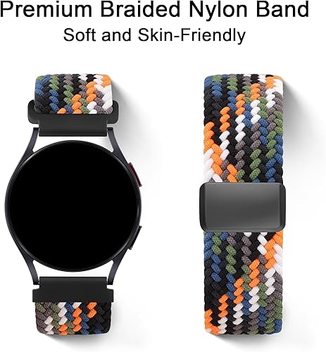 Miniatura 9 de Meliya Correa de reloj Garmin Forerunner 24564555158 para mujeres y hombres, correa de repuesto de nailon suave de 0.787 pulgadas para Garmin Venu