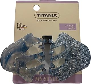 مشبك أكريليك شفاف موديل 2Q-8308 من تيتانيا