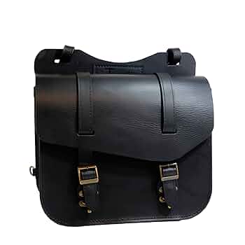 サドルバッグ　本革（革紐無し） Amazon | 寺田モータース TM Leather 本革製レザーサドルバッグ