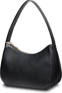 KALIDI Women's Leather Shoulder Bag, Chic Small Handbag Ideal for Dates and Everyday Outings