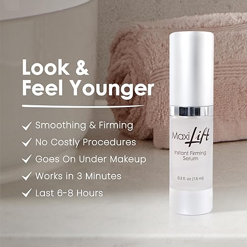 Miniatura 7 de MaxiLift - Suero de estiramiento facial instantáneo, suero para la piel para la cara y el levantamiento instantáneo de ojos, suave y firme piel