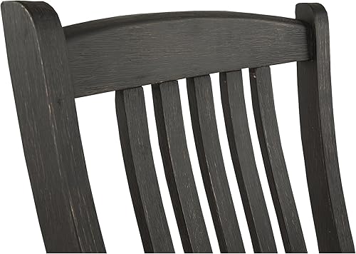 Miniatura 16 de Signature Design by Ashley Bolanburg - Juego de 2 sillas tapizadas de comedor de 20 pulgadas, color blanco antiguo Blanco,Negro -