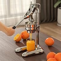 Vista 1 de Nisorpa Exprimidor manual de prensa de mano exprimidor de cítricos comercial máquina exprimidor de frutas de acero inoxidable exprimidor de granada