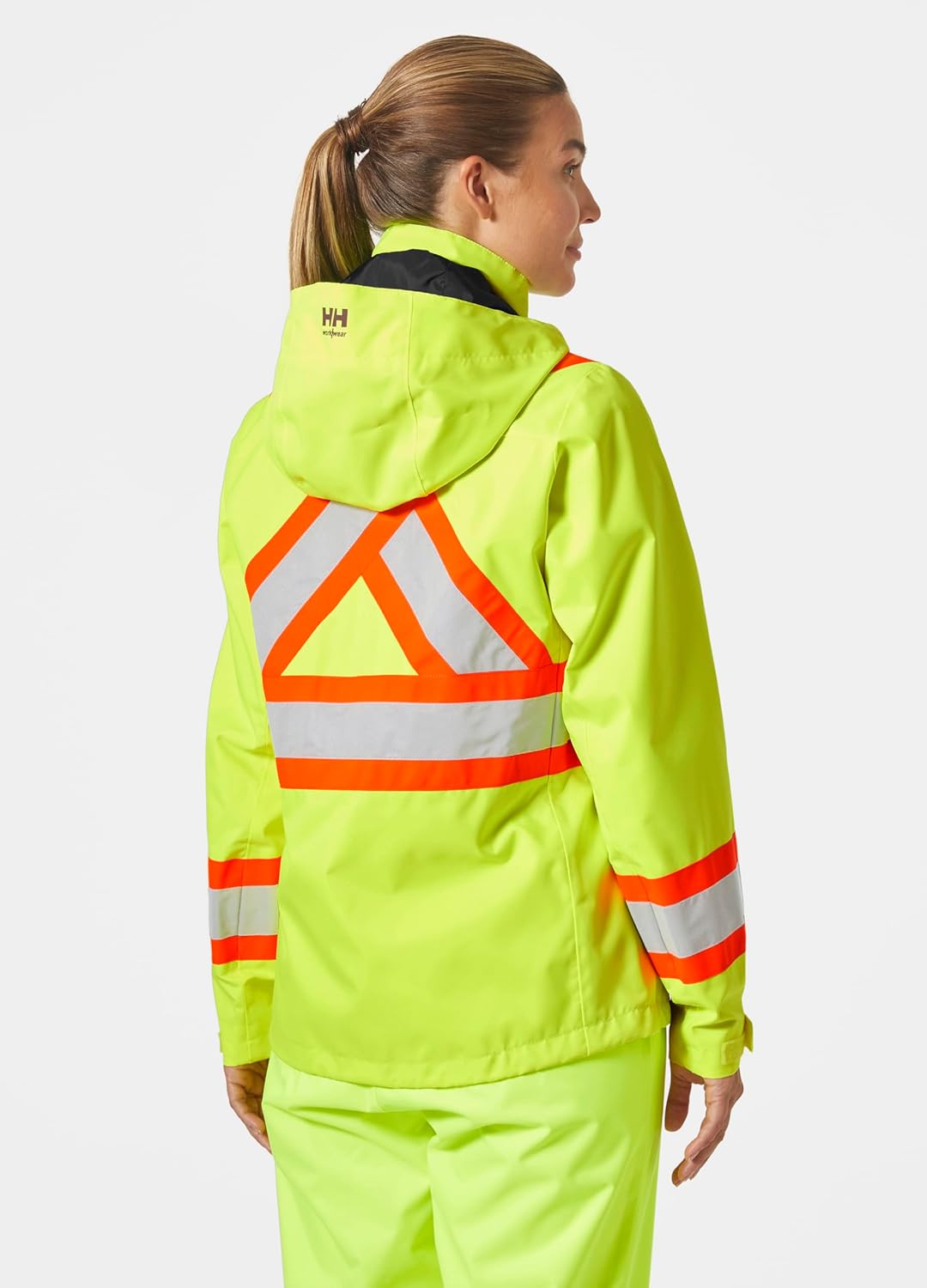 Helly-Hansen Women's Alta Shell Jacket - Waterproof, Windproof, Breathable, High-Visibility Safety Shell Jacket