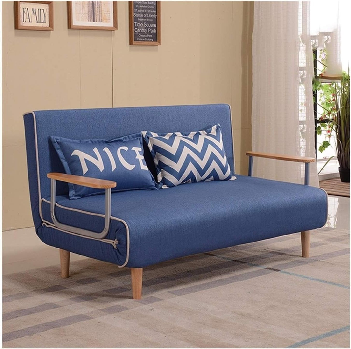 Sofa Couch Convertible Sleeper Sofa, Modern Convertible Sofa Bed for Living Room, Fold Up & Down Recliner Couch for Bedroom/Living Room/Balcony for Business Reception Room or Apartment ( Size : 180cm