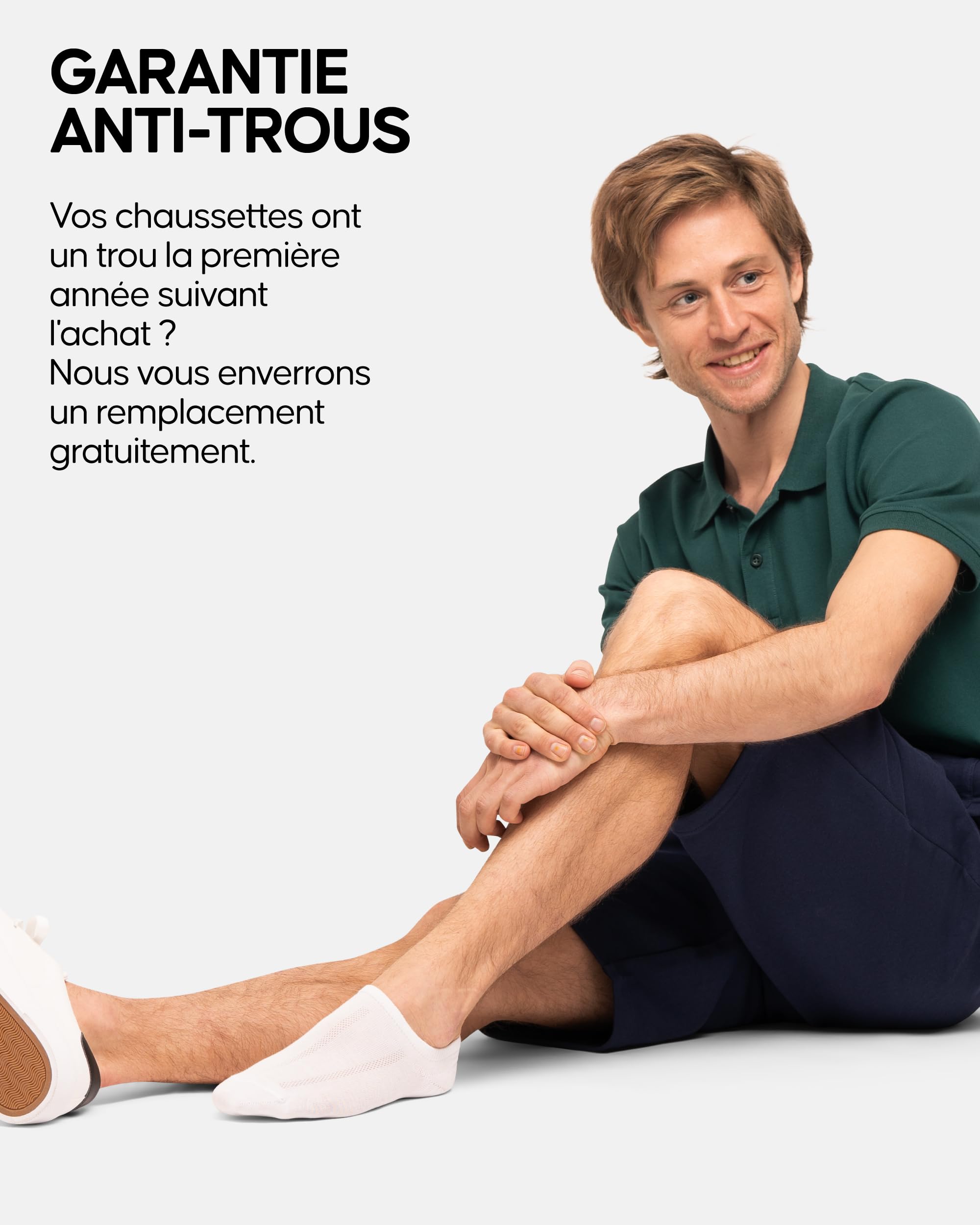 DANISH ENDURANCE Chaussettes Invisibles en Coton Respirant avec Talon en Silicone Antidérapant, pour Hommes et Femmes, Unisexe, Lot de 6