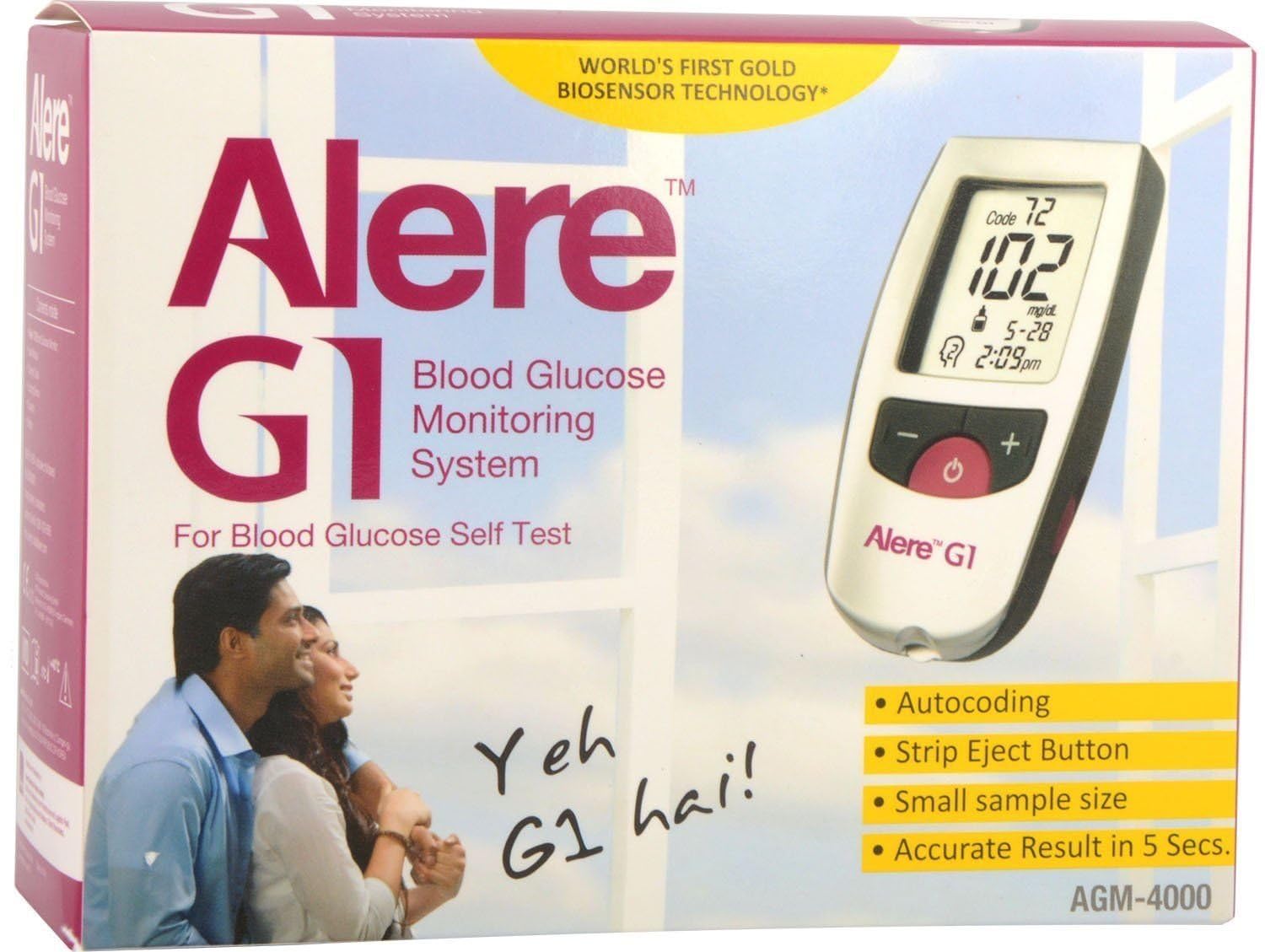 Alere G1 Glucometer with 100 Test Strips (Multi Color) (B0CKVPMKT7) Amazon Price History, Amazon Price Tracker