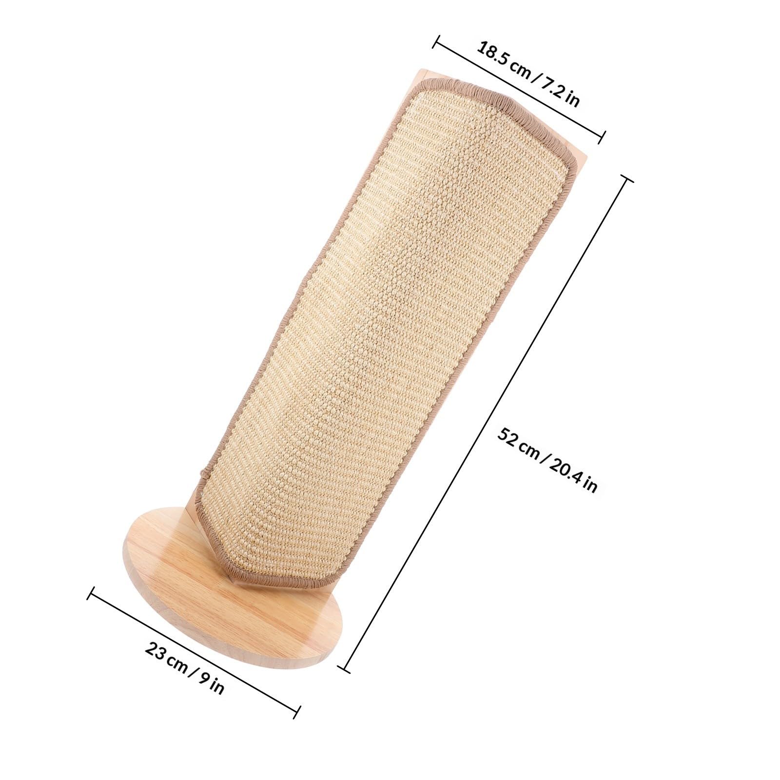 BESTonZON Rascador para Gatos Sofá de Sisal Natural Protección para Esquinas, Fácil de Instalar, Adecuado para Decorar el Hogar y Proteger Muebles