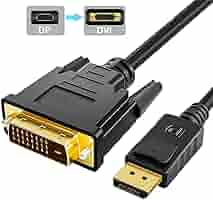 Amazon.co.jp: Displayport DVI 変換ケーブル 1.8m DVIケーブル