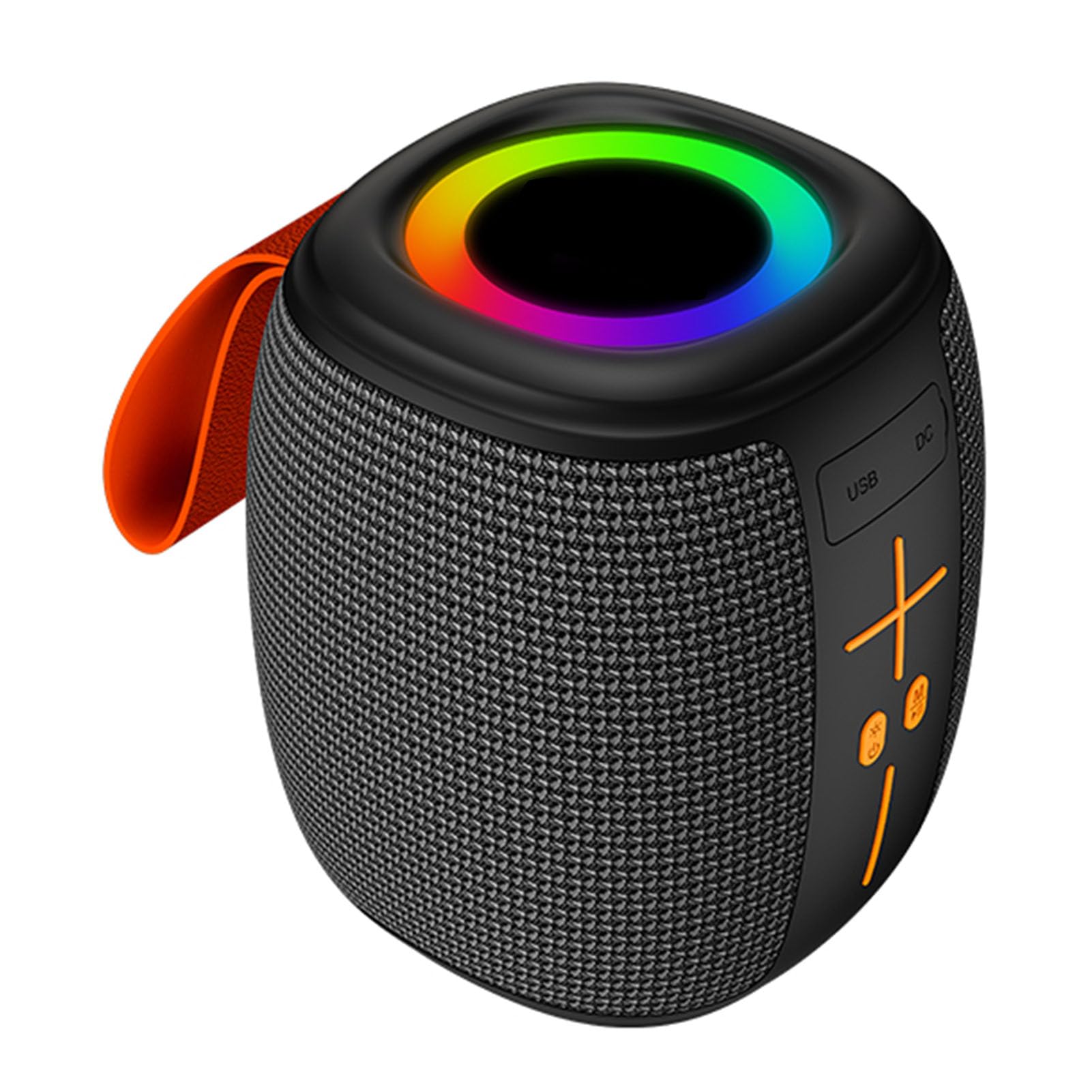Pongnas Enceinte Portable 5W avec 5.3 USB FM Radio Compacte pour Maison,