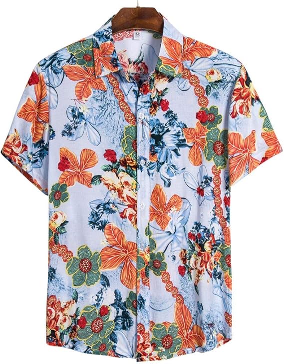 Amazon ｔシャツ 半袖 メンズ Mechanc トップス トレーナー 上着 男性 春夏 プリント ハワイ ァッション 水泳 浜辺 海 休暇 汗速乾 親友服 カジュアル スウェット ゆったり シャツ 快適 シンプル オシャレ 薄手 ユニセックス 人気 M