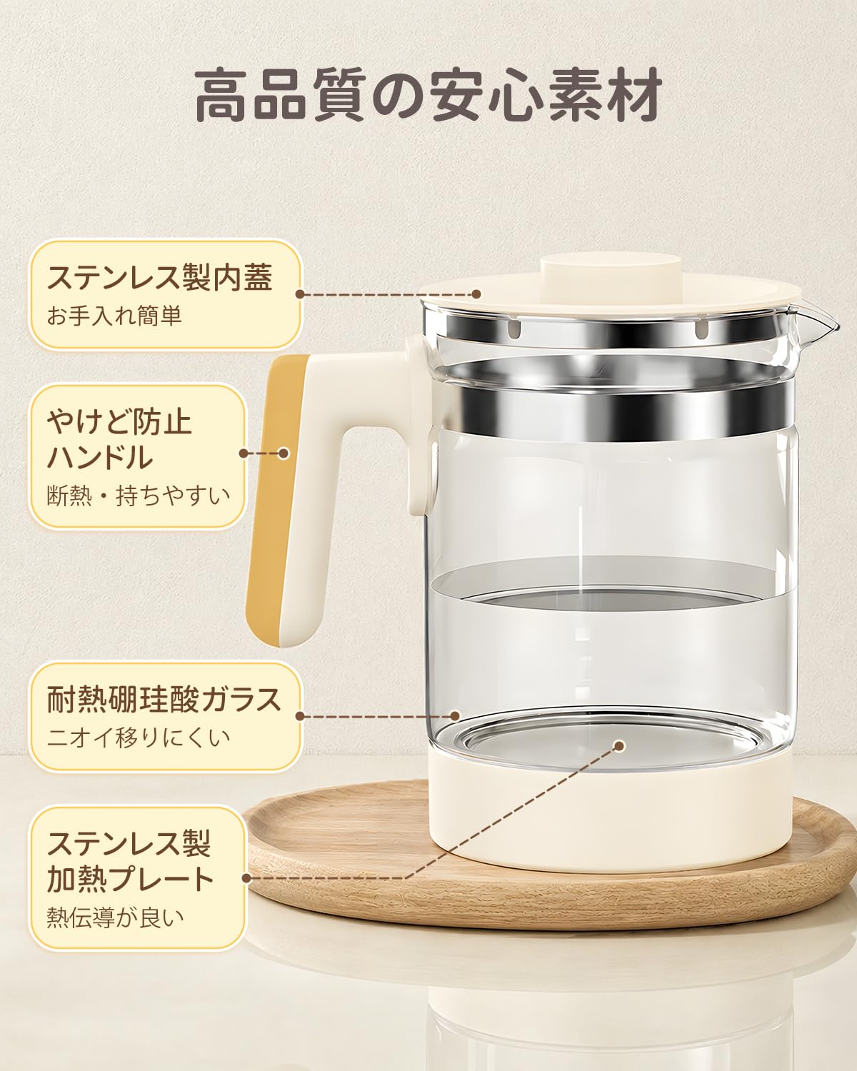 Amazon.co.jp: Feekaa 調乳ポット 哺乳瓶 消毒 ミルクウォーマー 電気