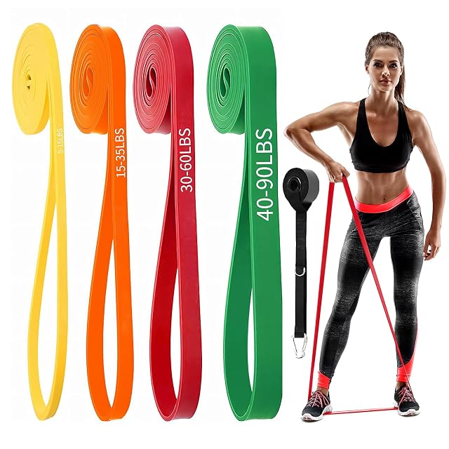 Resistance Bands for Working Out Pull Up Assist Bands Set Workout for Women and Men Exercise Bands Training