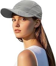 Croogo Men's Ultra-Lightweight Mesh Running Cap, Washable, Excellent Airflow & Sun Protection, Quick-Drying, UV Protection, Lightweight, Adjustable, Baseball Cap, Summer, Hiking, Fishing, Golf | ポリエステル素材,6パネルキャップ,涼しい,吸汗帯,調整可能,小顔効果,男女兼用,スポーツ,サイクルキャップ,釣り,自転
