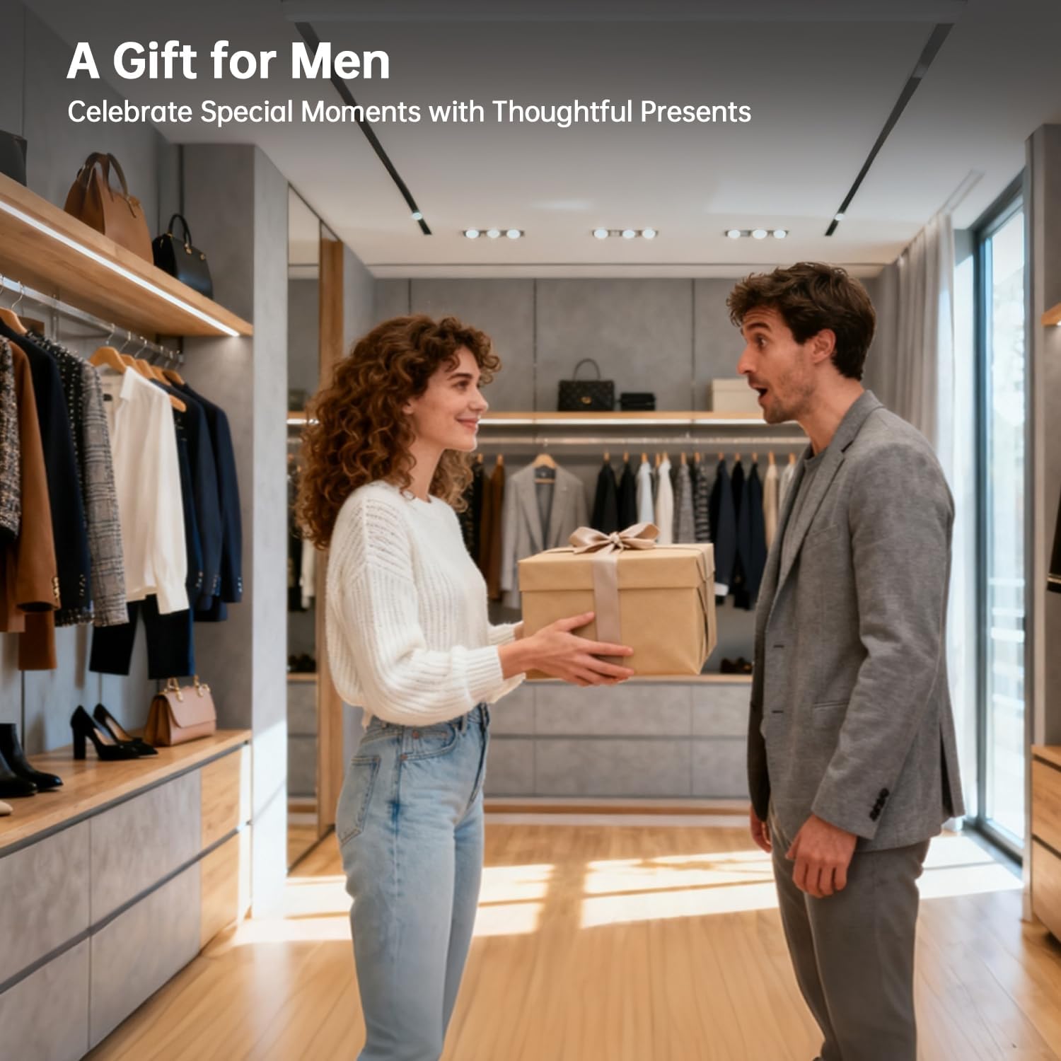 Cologne Organizer for Men Rotating Bathroom Counter Organizer, 3-Tier Solid Wood Storage Caddy, 360-Degree Rotating Stand, Burlywood (Black)