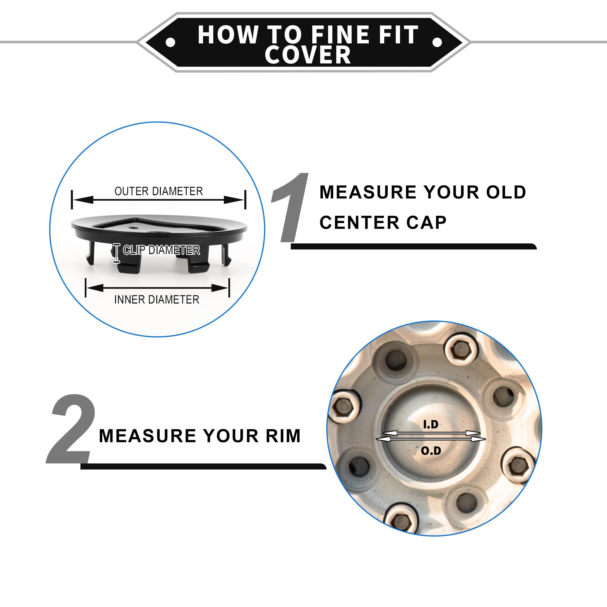 VekAuto Cache-moyeux de roue compatibles pour Porsche 911