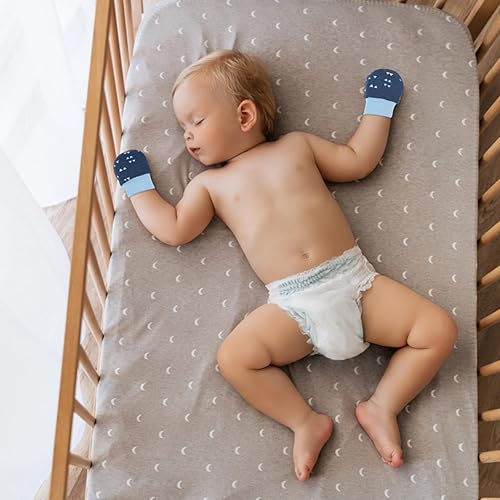 Miniatura 4 de ONESING 6-20 pares de guantes de bebé sin arañazos 0-6 meses, guantes esenciales para bebés recién nacidos, niños y niñas