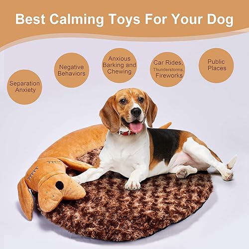 Miniatura 3 de Moropaky Juguete de latido del corazón para cachorro, juguete de latido del corazón para aliviar la ansiedad de las mascotas, ayuda calmante, ayuda