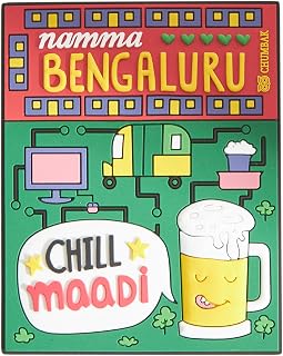 Chumbak Namma Bengaluru Magnet – Iconic Bangalore City Design, Quirky Refrigerator Décor, Magnetic Home Accessory & Fun Souvenir Gift