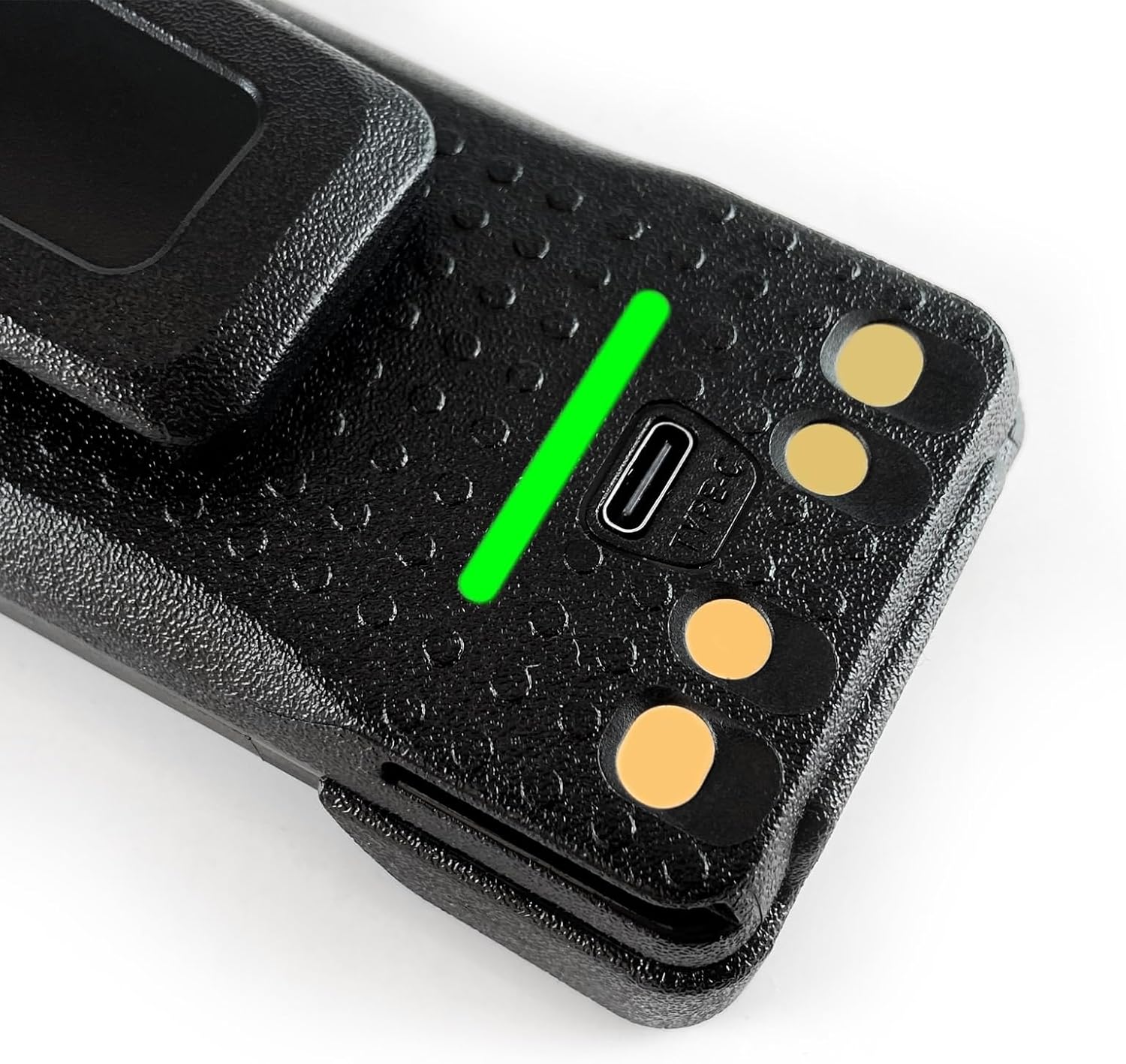 7.4V 5500mAh PMNN4409AR PMNN4409BR High Capacity Two-Way Radio Battery Replacement for Motorola XPR7350 XPR7580 XPR7550 XPR3300 APX4000 APX1000 XPR3500 DP4400 PMNN4448 (Power display+Type-C Charge)