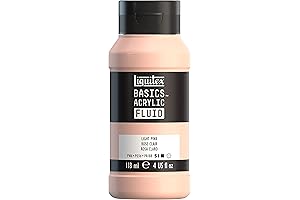Liquitex BASICS Acrylic Fluid Paint: Unlock Creativity in Vibrant Light Pink