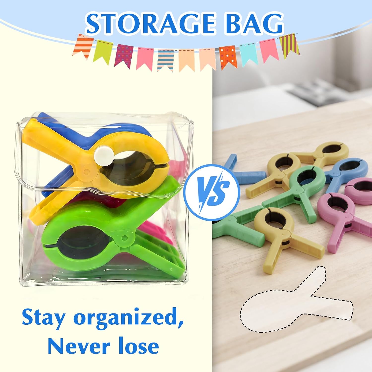 Enhanced 2026 Storage Bag Included, 8 Pcs Large Beach Towel Clips for Beach/Pool/Cruise Chairs, Heavy-Duty, Clothes pins, Windproof, 4 Bright Colors