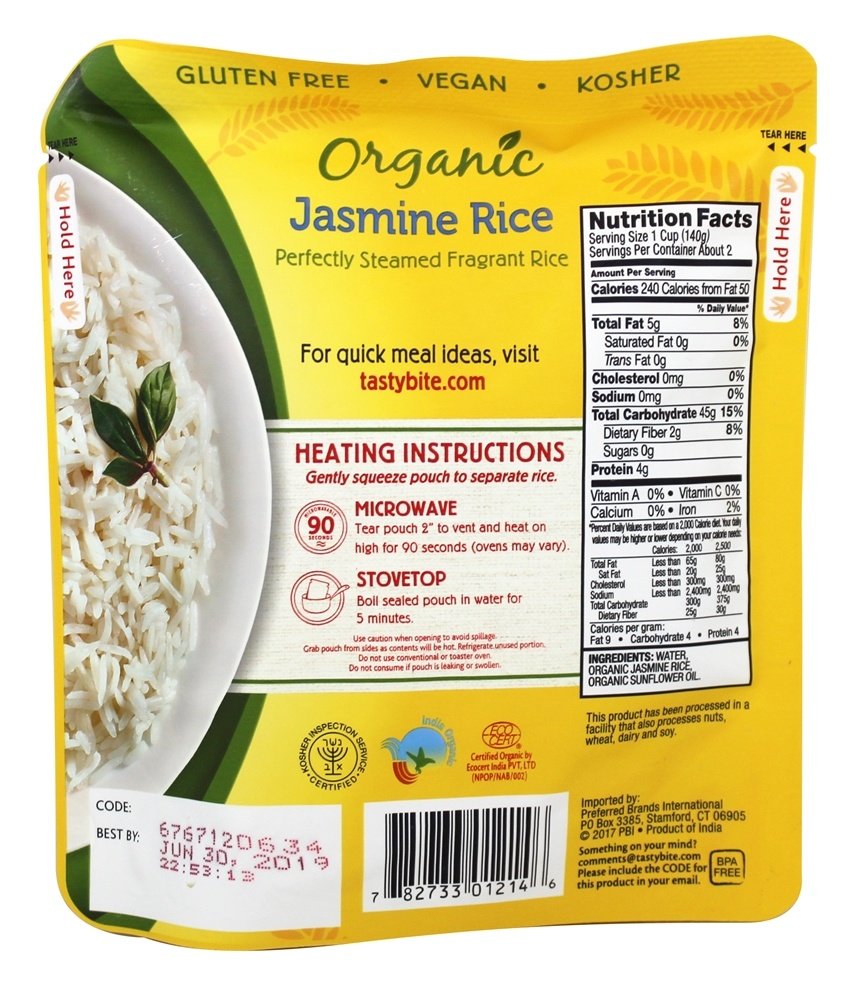 Tasty Bite Jasmine Rice
