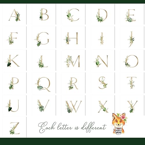 Miniatura 5 de Custom Name and Initial Monstera Leaf Ceramic Coffee Mug, 11 or 15 oz