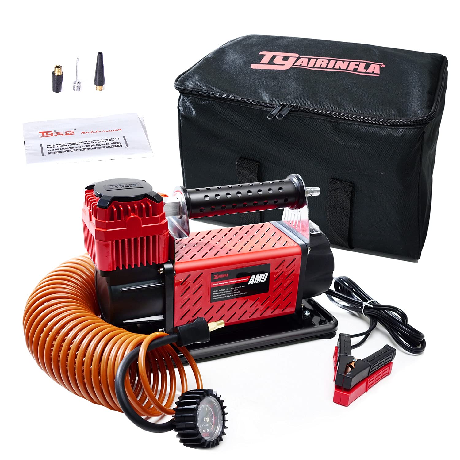 Buy TYAIRINFLA AM9 Heavy Duty 4x4 Off Road Air Compressor,(150PSI)(160L/Min),Multiple Functions