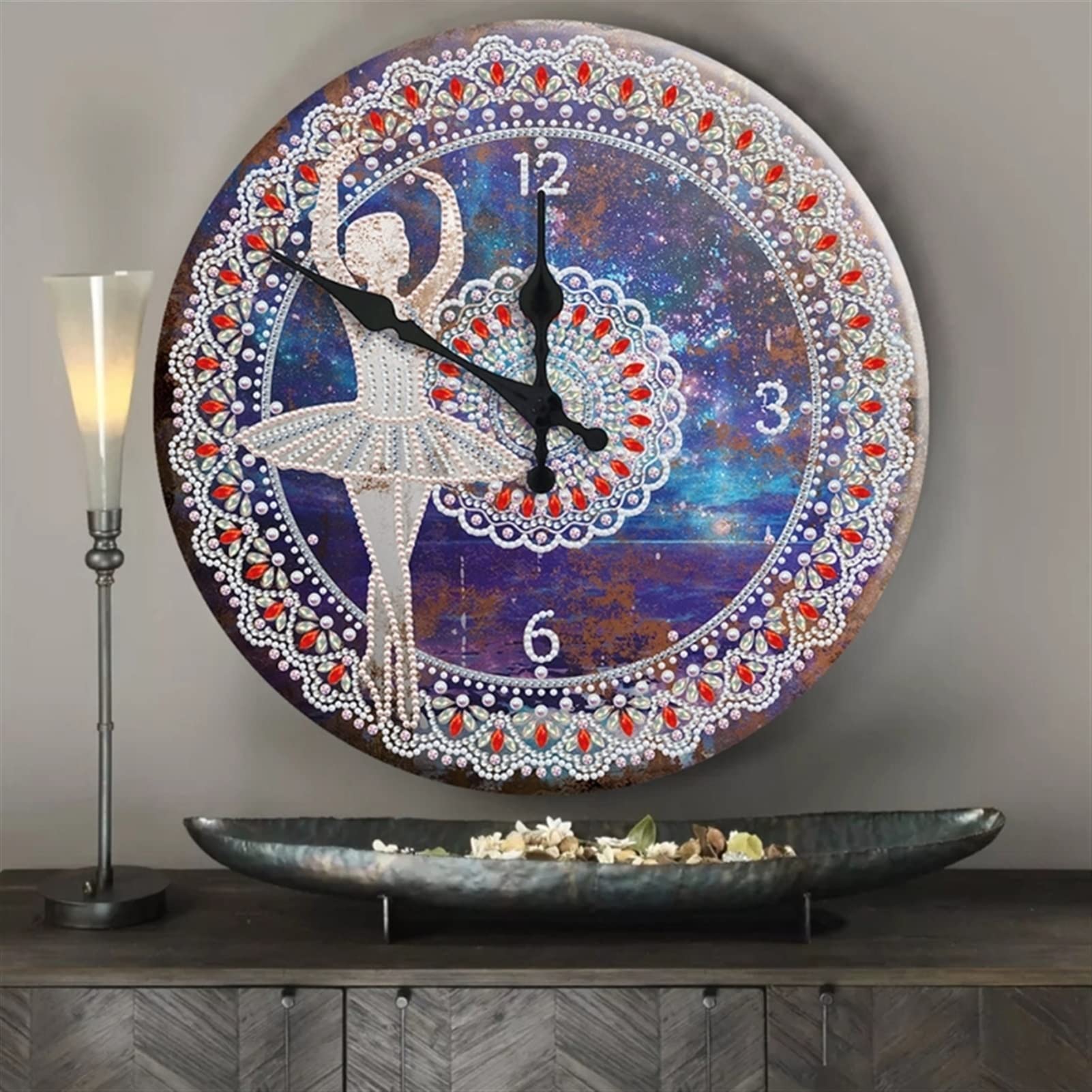 Relojes Reloj de Pintura con Diamantes 5D, Carteles de hojalata de Metal, Bordado de Diamantes, Punto de Cruz, Manualidades, Bar, Pub, Letrero, decoración de Pared Decorativa
