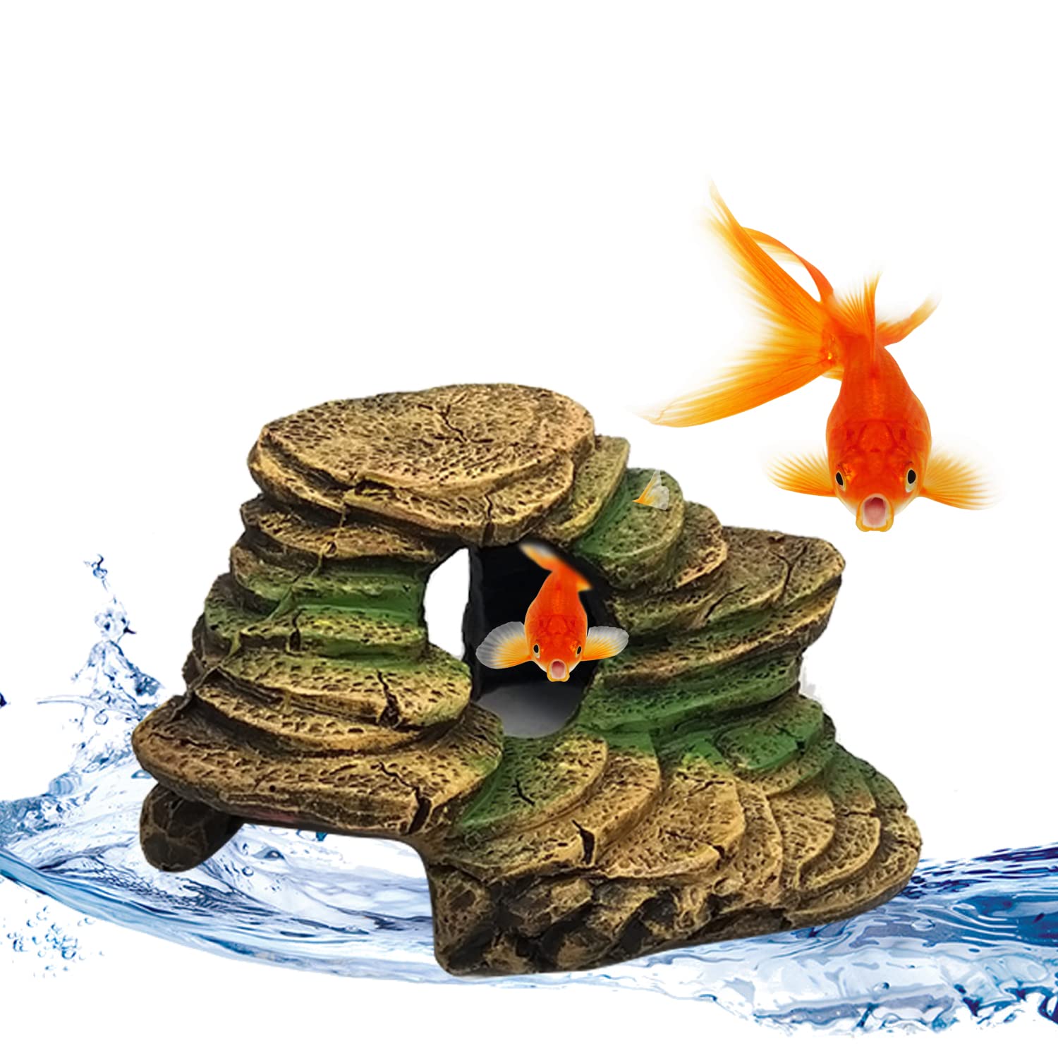 Jainsons Pet Products Shale Step Ledge for Aquariums Decoration & Terrariums, Adds Hiding Spots, Swim Throughs, Basking Ledges for Fish, Reptiles, Amphibians, and Small Animals (B09NYJ1478) Amazon Price History, Amazon Price Tracker