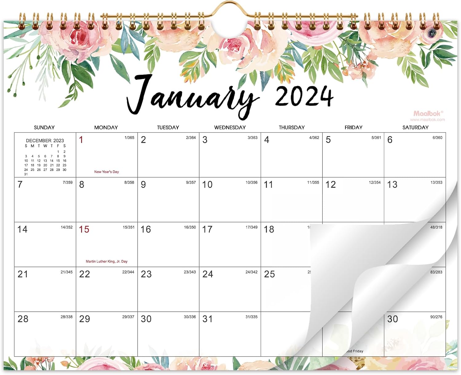 Calendar 2024 Wall Calendar 2024 from January 2024