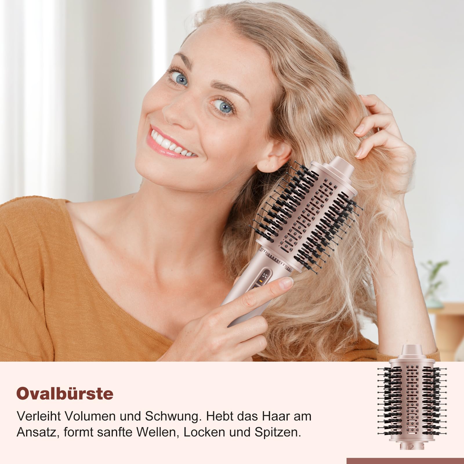 7MAGIC 7-in-1 Airstyler Set 1400W mit Ionen-Föhn und Reisebox Ansicht 6