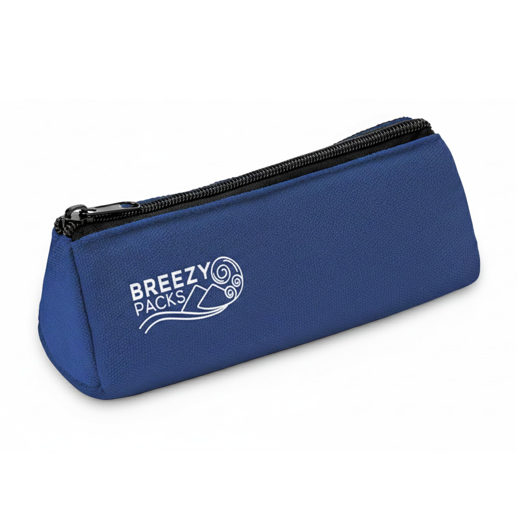 Breezy Basic (Small) Medicine Cooling case | Keeps Medicine at Room Temperature | Recharges by Itself - No wetting, Freezing or Electricity | EpiPen and Insulin Travel Bag (Navy)