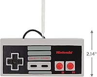 Vista 5 de Hallmark Nintendo Entertainment System NES - Adorno navideño para controlador de videojuegos