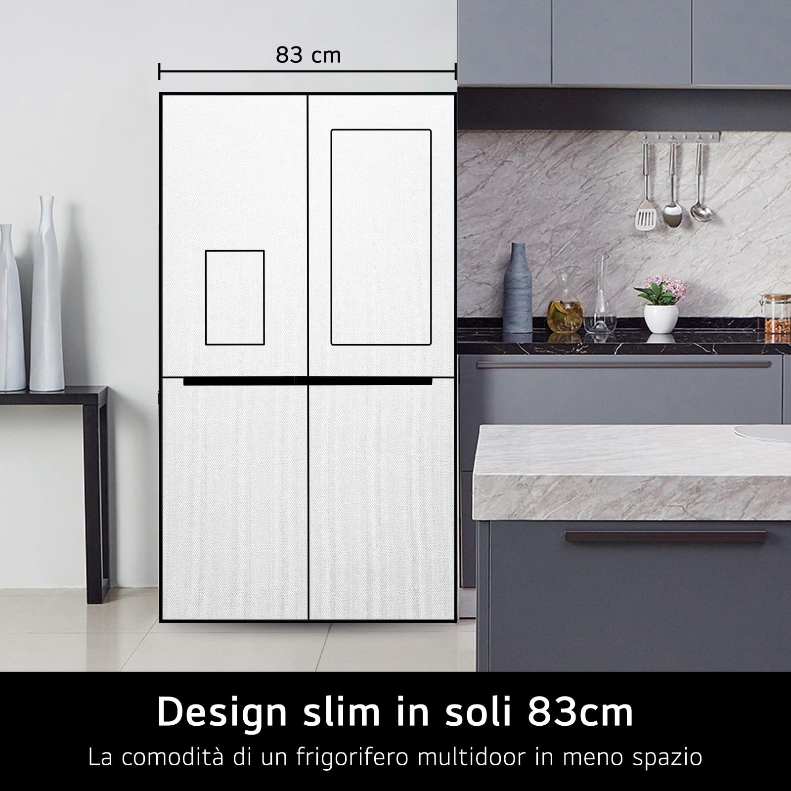 LG Frigorífico Americano InstaView GMG860EPBE 508L Negro